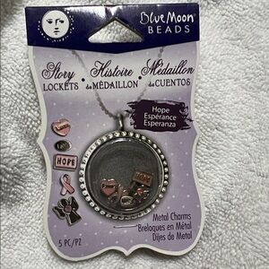 Blue Moon Beads Story Locket Charms